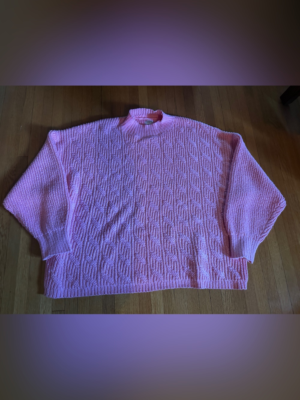 J. Crew Factory Bubblegum Pink knit pullover sweater, Size 3X